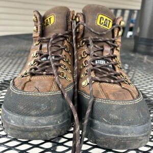 Caterpillar Men's Threshold Waterproof Steel Toe Work Boots size 10.5